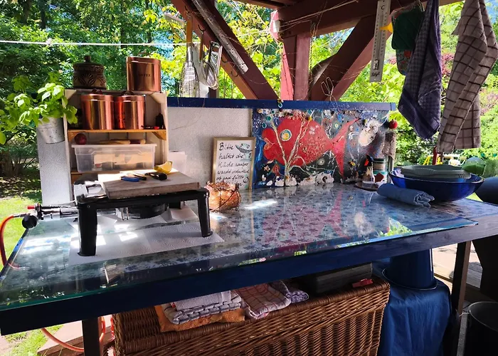 شقة See-haus, Arboretum & Sauna Am Plessower-see