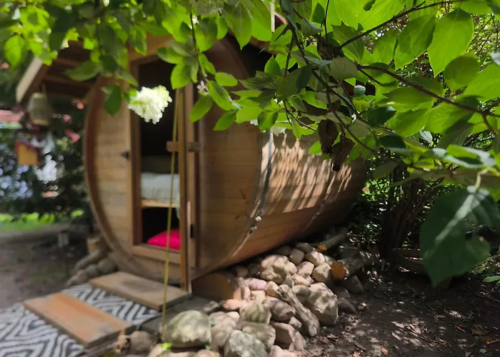 See-haus, Arboretum & Sauna Am Plessower-see Apartment